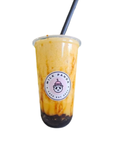 Custard Pudding Milk Tea W/ Brown Sugar Boba